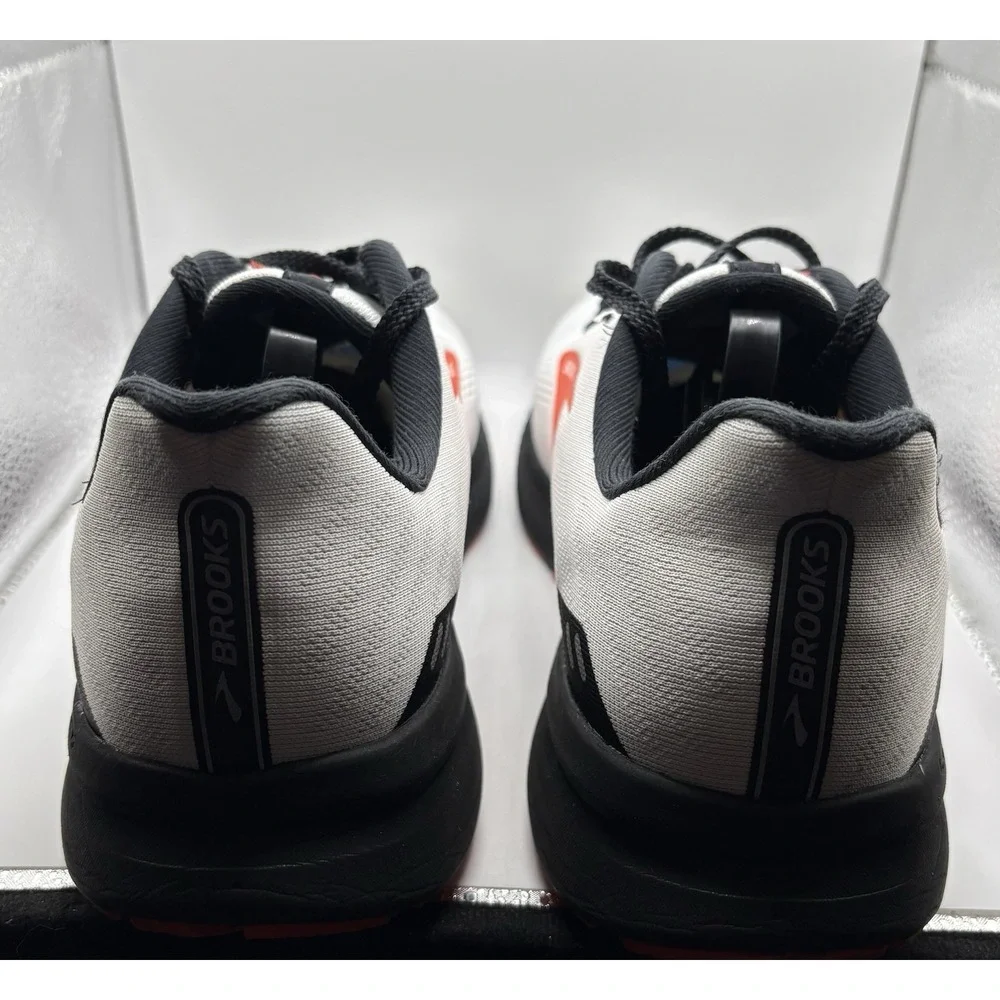 Brooks Men's Launch 8 Running Shoes Size 11.5 D White Orange No Insoles -1425 - Picture 4 of 7